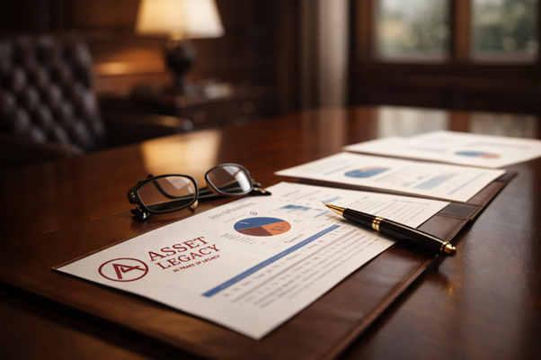 Abstract Asset Legacy illustration with transparent background